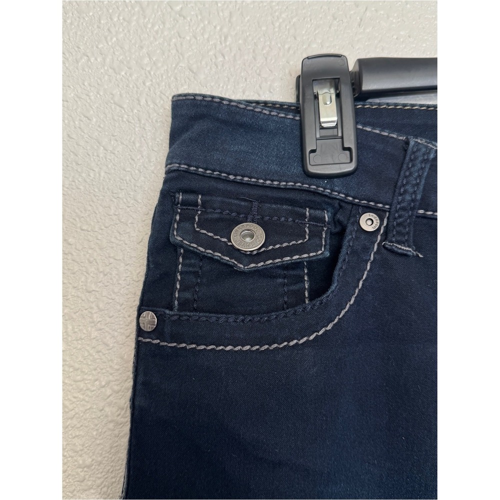 Liverpool 14x32 Rita Bootcut Jeans Dark Wash Handsand Flap Pockets - Picture 5 of 10